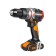 Drill-shuruvret shock battery Worx WX354, 20 V, 60 nm, 2x2 ah, case