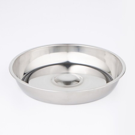 Stainless steel cover, 24 × 24 × 4 cm, round-2
