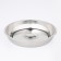 Stainless steel cover, 24 × 24 × 4 cm, round