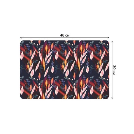 A set of napkins for setting the table “Abstraction”, rectangular, rounded edges, size 30x46 cm, 4 pcs-2