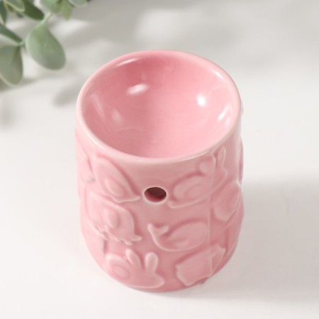 Aroma lace ceramics "animals" pink 6.7x6.7x7.5 cm-2