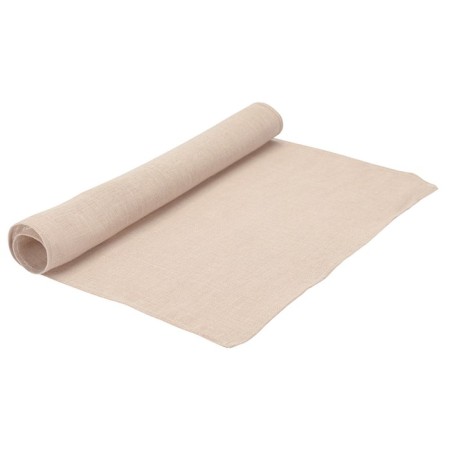 Serving napkin made of erased beige flax Essential, size 45x45 cm-7