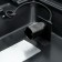 Aquarium "Column" with a lid, 36 liters, 32 x 25 x 45/50.5 cm, black