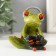 Souvenir Polystone Lac "Frog plays in the prefix" MIX 8x7x8 cm