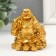 NECKE Polystone Gold "Happy Hothe" 6.5x5.5x7 cm