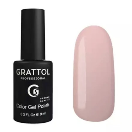 Grattol Color Gel Polish, No. 117 Cream, 9 ml