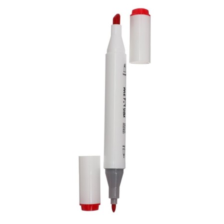 Meshu bilateral markers for sketching, 6 colors (autumn colors)-2