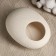 Kashpo - Bonsian "Galka" for cacti and succulents, white, 15x12x6cm