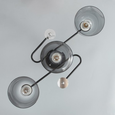 Hayam chandelier 3HE27 40W Black 60x30x35 cm Bayerlux-4