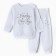 Kit for children, white color, height 74 cm