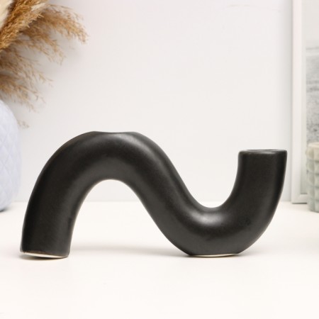 Climber "Jasmine" Black Gloss, 20x4x10cm-1