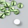 Decor (cabochon) for creativity Glass "Eye of the Dragon" green-yellow d = 1.2 cm