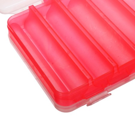 Box for wobblers and balancers VB-3, 2-way, 5+5 departments, 200 x 160 x 45 mm, red-4