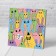 Picture on numbers for children "Bright rabbits", 15 x 15 cm