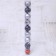 Set of balls plastic D-6 cm, 9 pcs "Aviva" silver