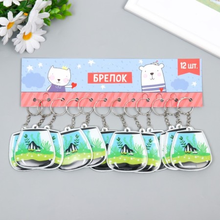 Брелок PVC "Флорариум" 6,2х5,8 см-2