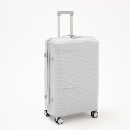 Big suitcase 28 ", lightning department, code castle, 4 wheels, gray color.-1