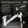 Kitchen mixer Zein Z1301, single -leaf, 35 mm cartridge, with a sliding watering can, chrome