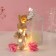 Set Gift "Bunny in the overalls" soap pink roses 5 pcs, dew 7x7x12 cm
