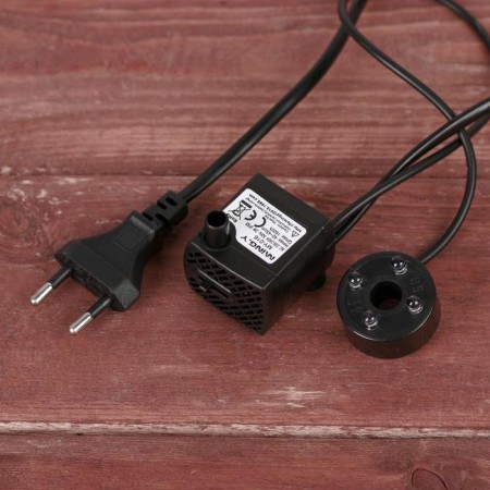 Fountain "Cups under a straw roof" 14x19 cm (with backlight)-3