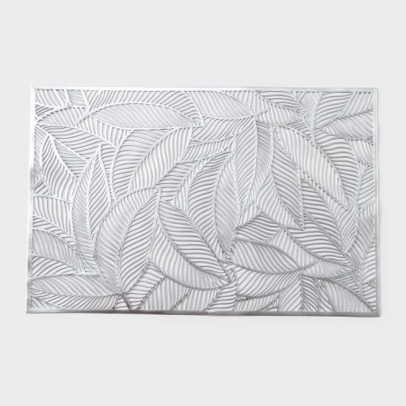 Serving napkin on the table "Listopad", 45 × 30 cm, silver color
