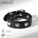 Bracelet Skin "Hardcore" heart, black color in silver