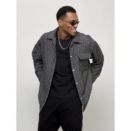 Male windbreaker, size 54, black color-4