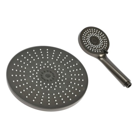 Set of showerrex Zein Z3557, upper on the hinges d = 22 cm, manual 5 modes d = 12 cm, graphite
