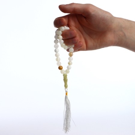 Parsing Muslim ball No. 10 “light light”, 33 beads with jumper-5