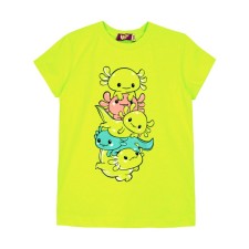 Children's T -shirt, height 122 cm, light green color
