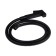 Accoona A3290F-4 bideter, with hygienic shower, wall, black