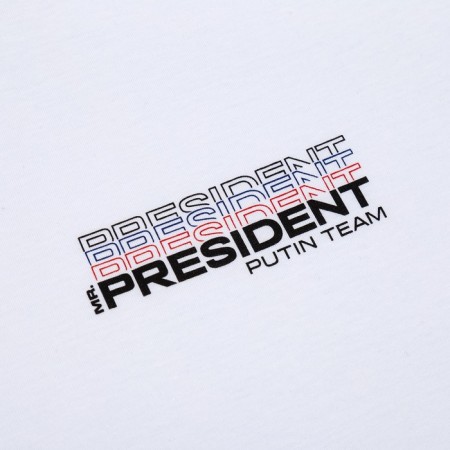 President T -shirt, size l, white color-13