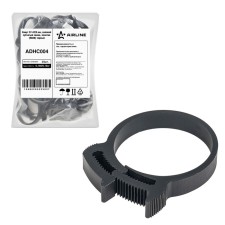 AIRLINE clamp, 37-42/9 mm, power gear castle, plastic P66, black