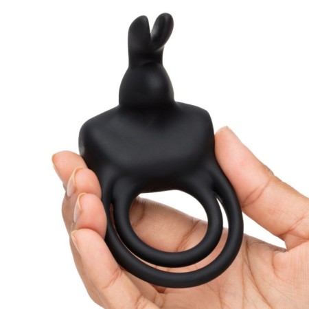 Vibro -tank with a ring rabbit cock ring black-5