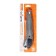 Chancellery knife, 18 mm, metal with a metal guide latch, on a blister