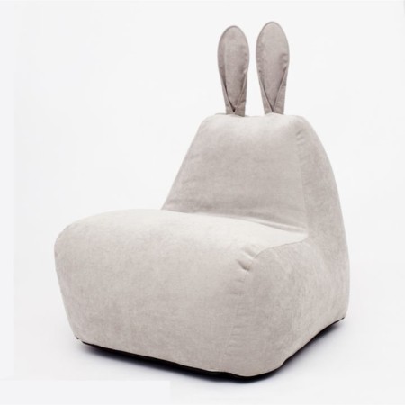 Milk-Milk chair, size 80x90 cm velor, milk color