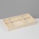 Steam for decorating 6 cells, phlock, 21 × 12.3 × 2.5 cm, beige color