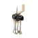 Furniture hook Cappio tranquility, one -rod, color mat gold