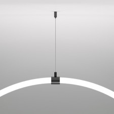 The cable is a suspended for a round flexible neon Elektrostandard, Full Light 30x27.5x2000 mm, IP20, black color