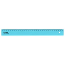 Line 30 cm Calligrata plastic, transparent