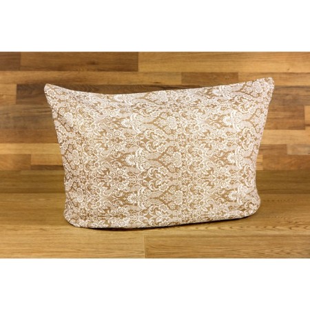 Pillowcase, size 50 × 70 cm, print Damascus, coffee color