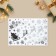 Vinyl stickers with foil "holiday", 30 x 50 cm, new year