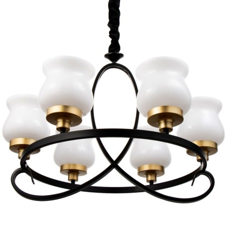 Cante "Country" 5x40W E27 black and gold 60x60x50 cm Bayerlux-1