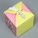 Gift folding box, packaging, “March 8”, 12 x 12 x 12 cm