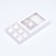 Box for sweets 12 pieces, 11.5 x 8.7 x 2.5 thin separators, white