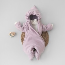 Комбинезон детский демисезонный KinDerLitto «Верт-1», рост 62-68 см, цвет сиреневый