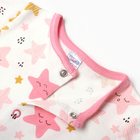 Combineson for children, white color/stars, height 62-1