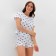 PAZHAMA Women's KAFTAN "Star", T-shirt, shorts, r.44-46