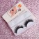 Falled eyelashes "seduction", without glue, black color
