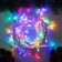 Garland “thread” 10 m, IP65, UMS, white rubber thread, 100 LED, glow of multi, 220 V